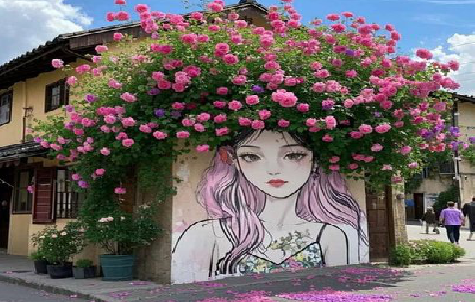 雷波怎么设计网红打卡墙绘