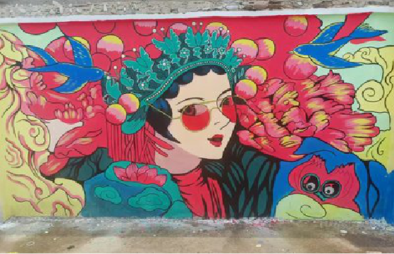 雷波墙体彩绘-网红墙