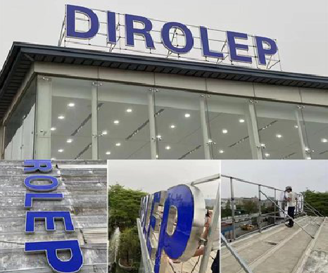 雷波楼顶发光字安装的注意事项。